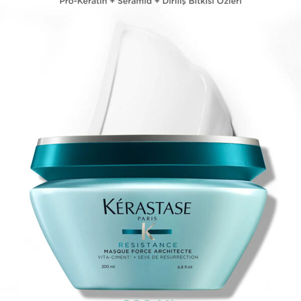 Resistance Reconstruction Masque Force Architecte Zayıf Ve Yıpranmış Saçlar Için Onarıcı 200ml