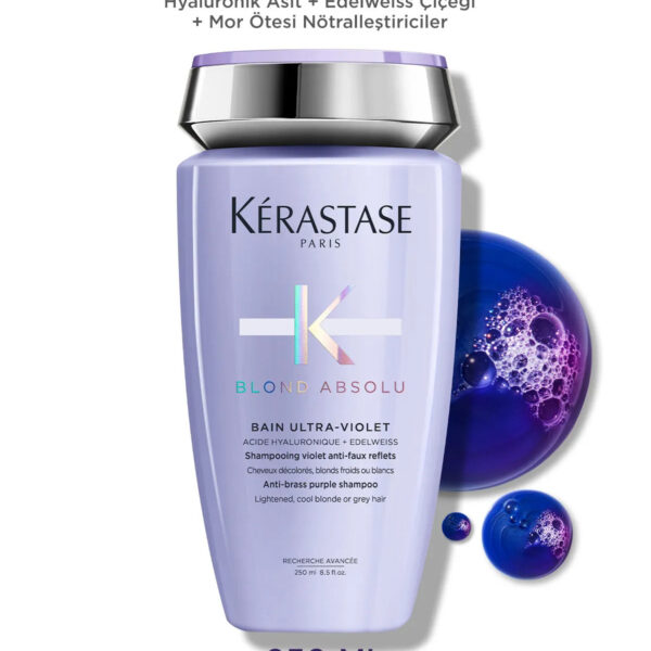 Blond Absolu Bain Ultra-violet Turuncu Yansımaları Nötralize Eden Şampuan 250 ml